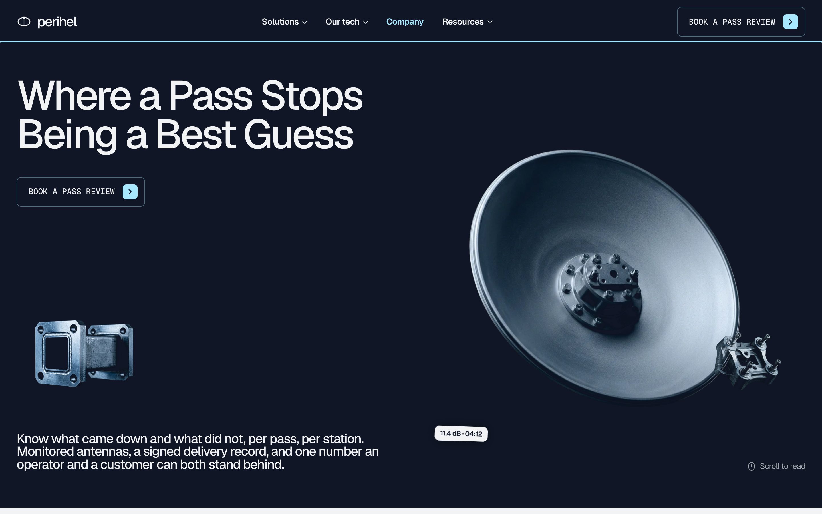 perihel — a different business on the same design