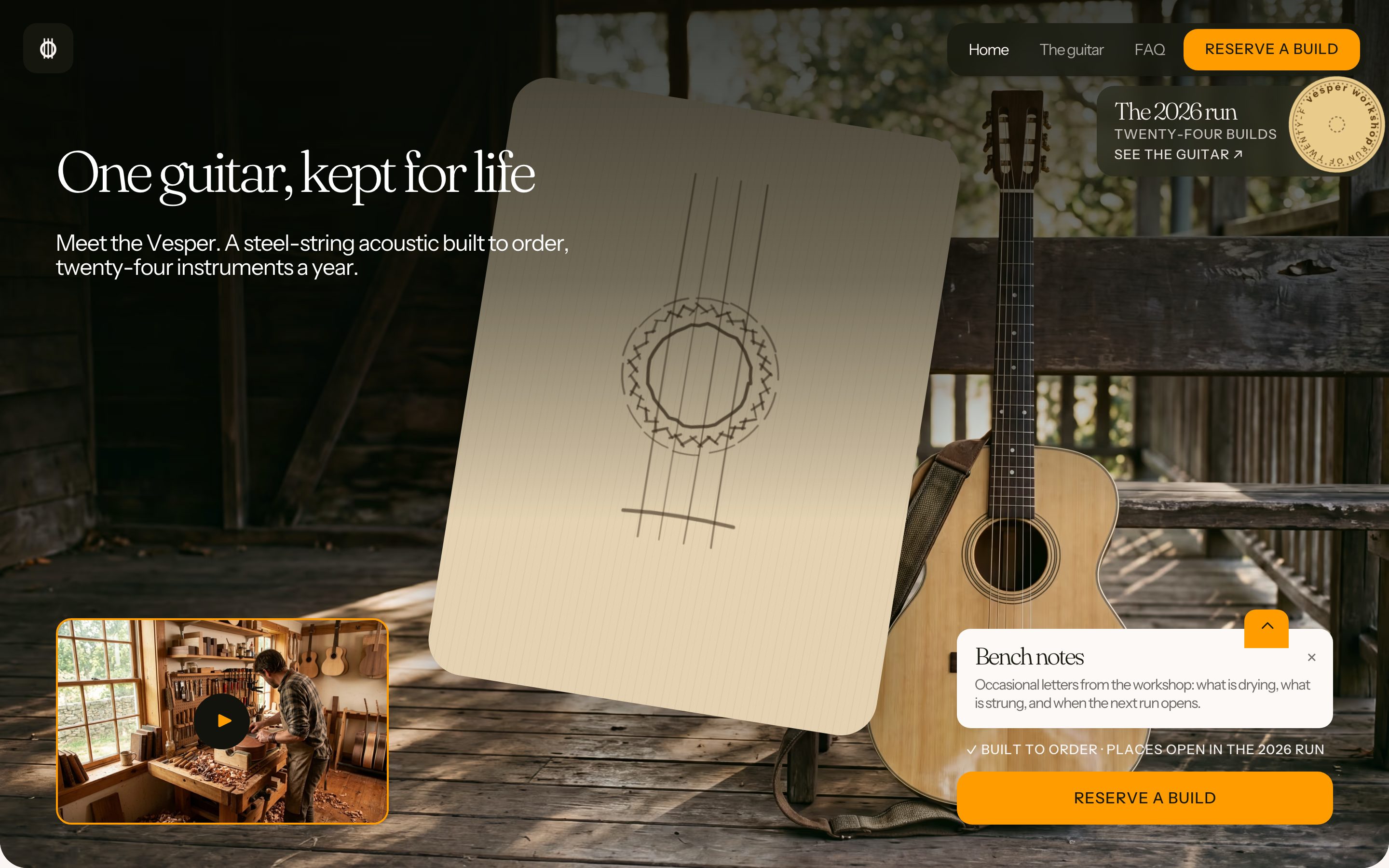 Vesper Guitars — a different business on the same design