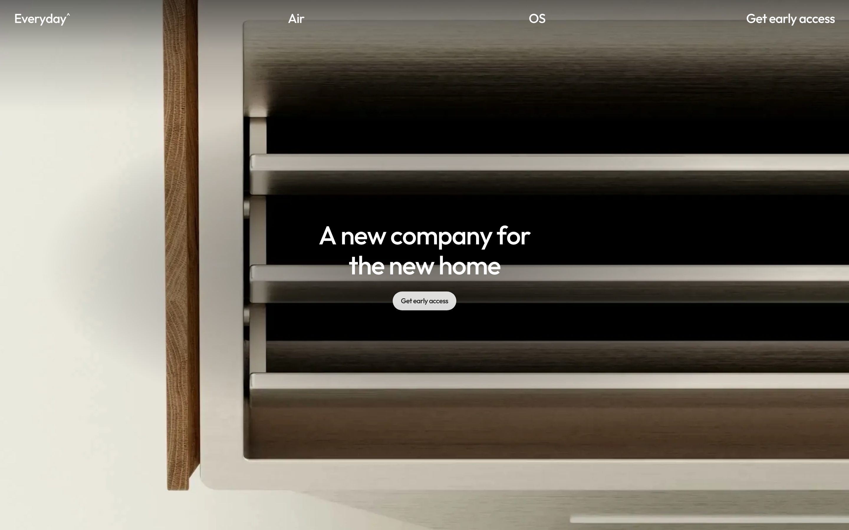 Everyday^ — the rebuilt landing page