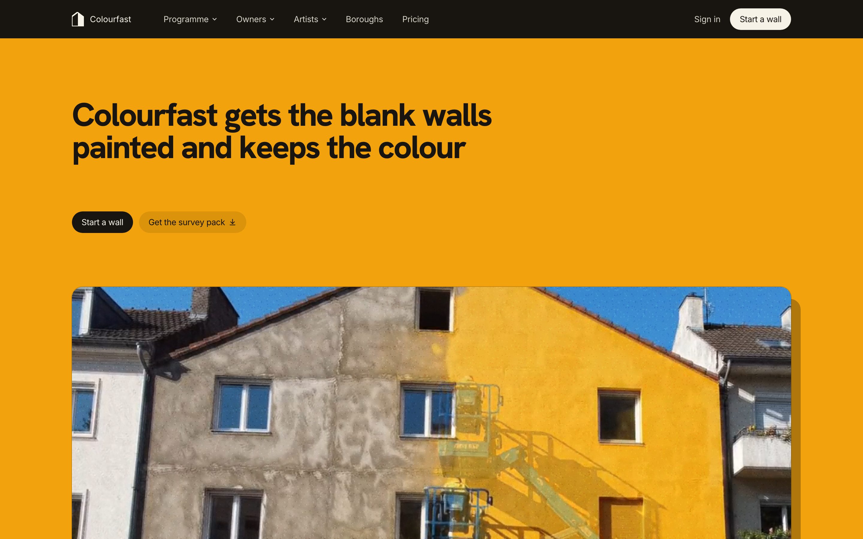 Colourfast — a different business on the same design