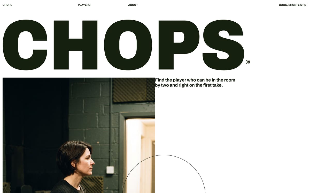 Chops — a different business on the same design