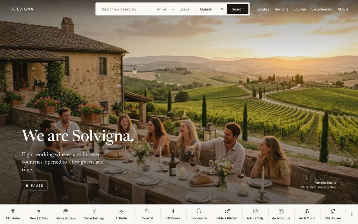 Solvigna — a different business on the same design