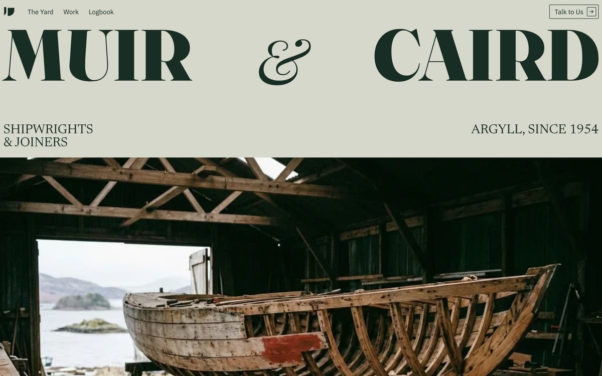 Muir & Caird — a different business on the same design